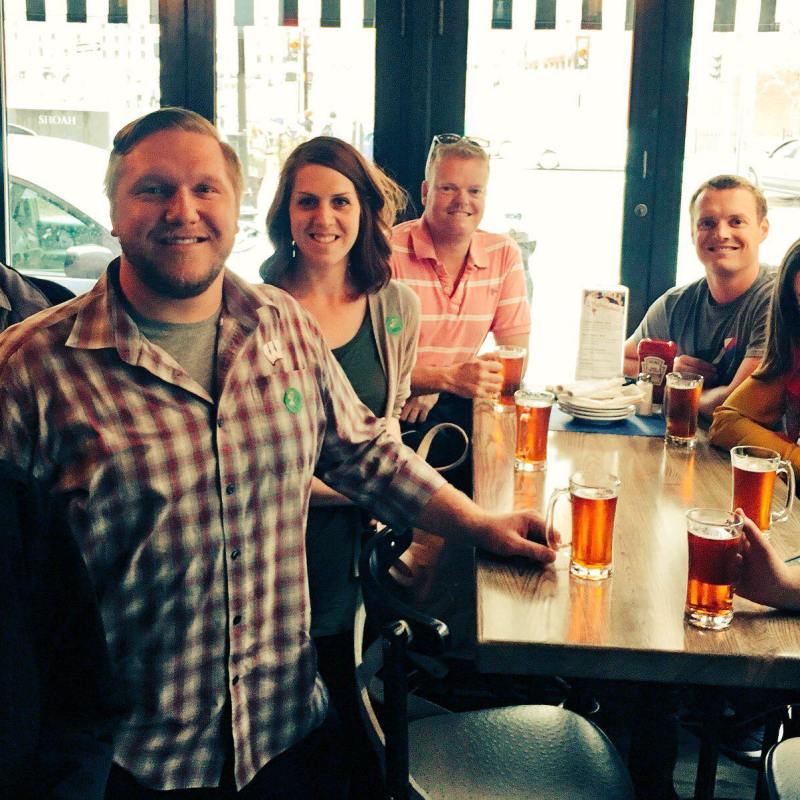 Paul Hogan, Tony Soares posing for the camera