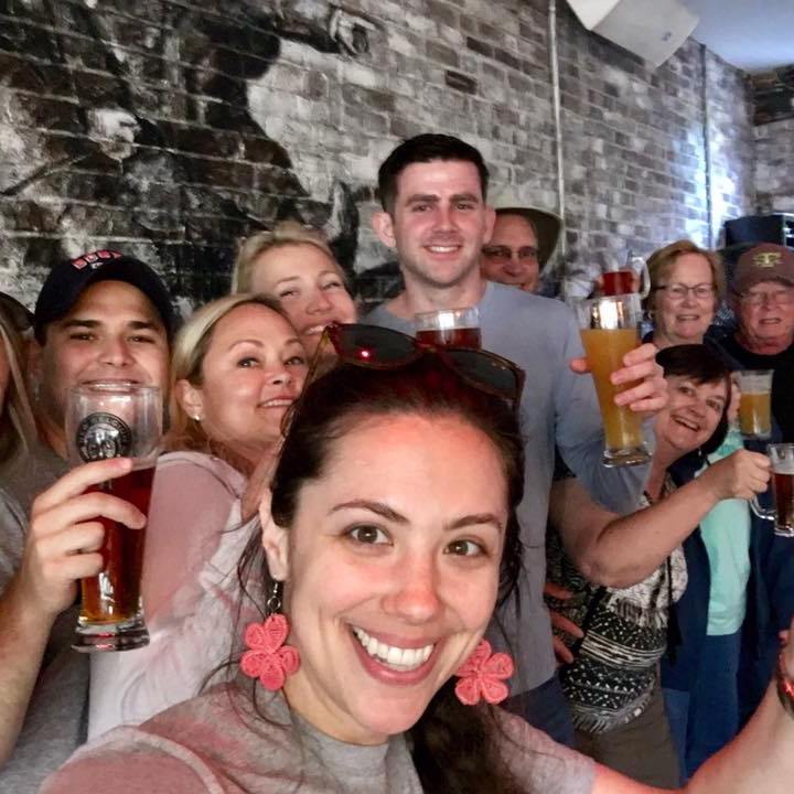 a group of people posing for the camera